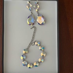 Jim Ball earrings & bracelet